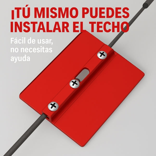 Set De 2 Guías De Fijación Para Techo En Madera Drywall Y Mas l HappyGift®