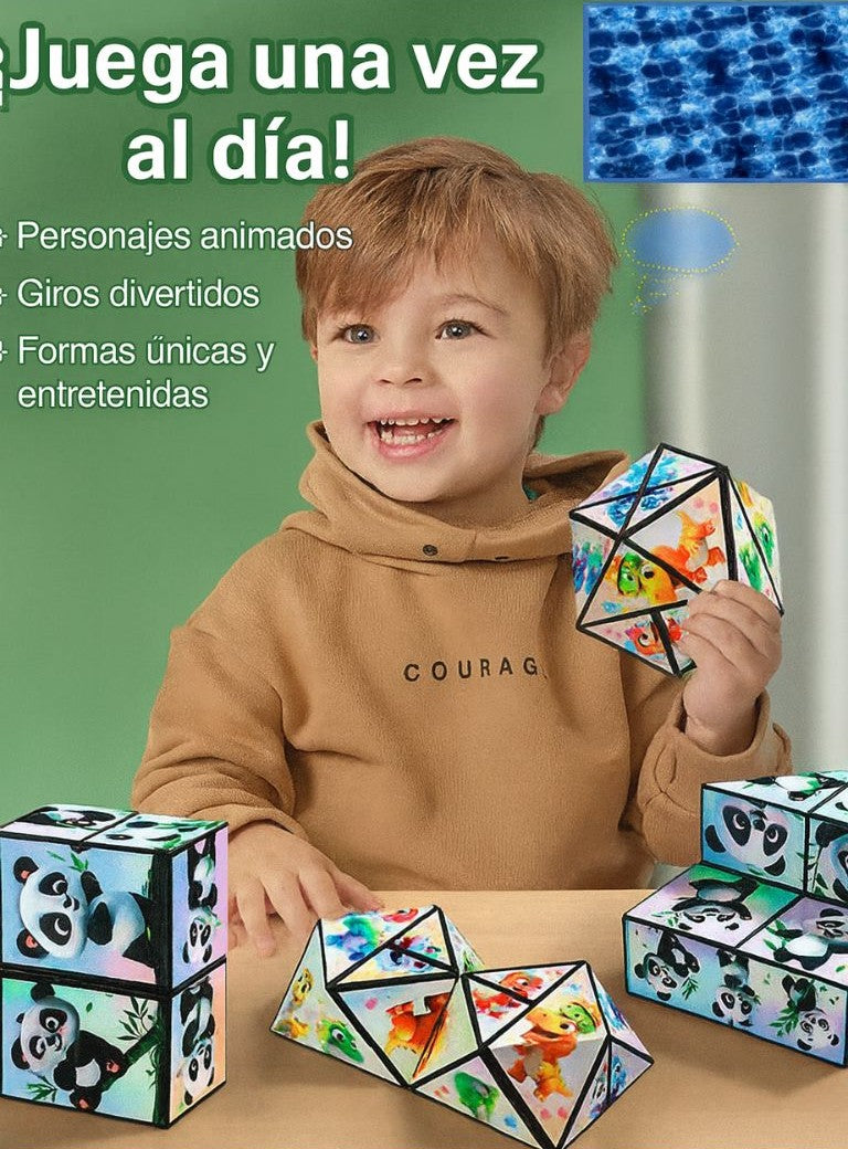 3 Cubos de Rubik 3D Para Niños l HappyGift®