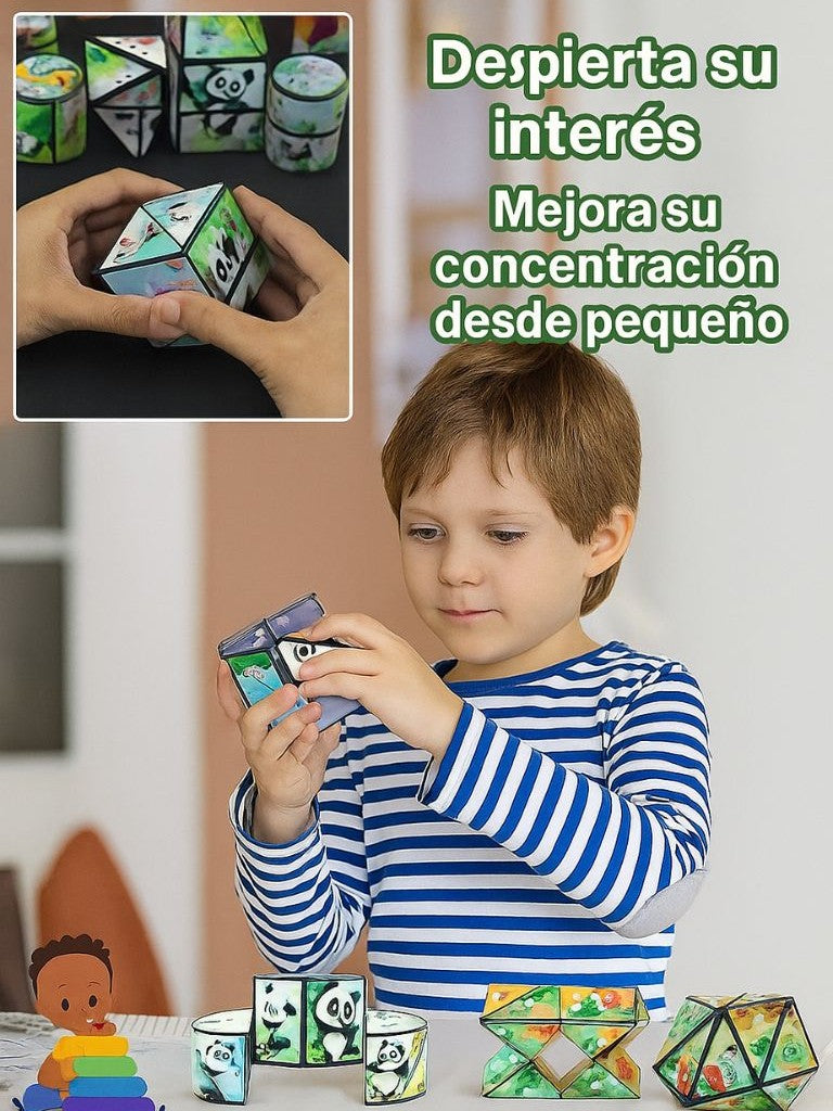 3 Cubos de Rubik 3D Para Niños l HappyGift®
