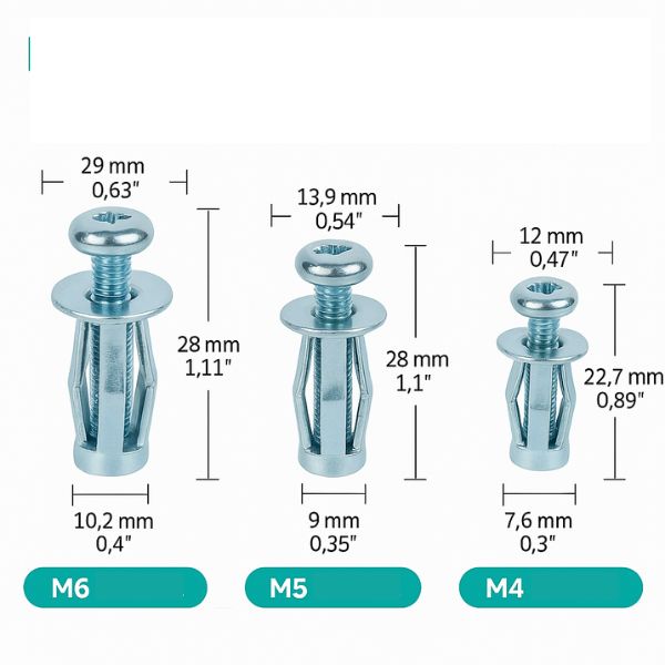 40 Unidades De Tornillos De Expansión l HappyGift®
