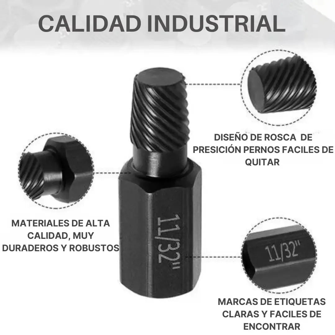 HappyGift® l Kit Extractor De Tornillos X10 Piezas