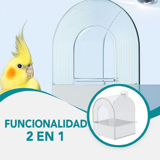 Bañador Y Comedor Dos En Uno Para Pajaros l HappyGift®