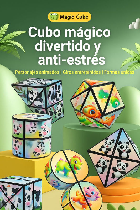 3 Cubos de Rubik 3D Para Niños l HappyGift®
