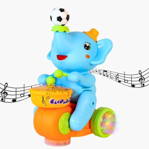 Elefante Musical Con Tambor Y Bola Flotante l HappyGift®