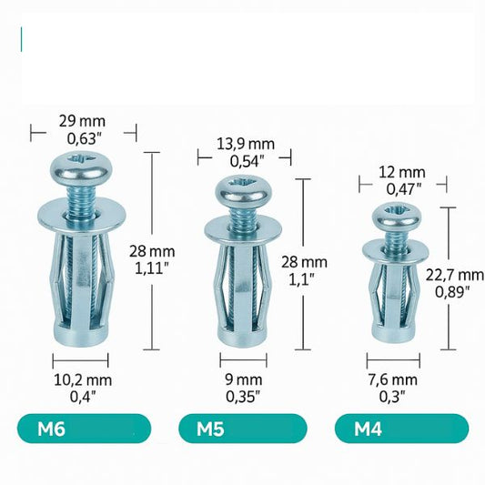 40 Unidades De Tornillos De Expansión l HappyGift®